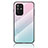 Custodia Silicone Specchio Laterale Sfumato Arcobaleno Cover LS1 per Oppo F19 Pro+ Plus 5G