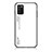 Custodia Silicone Specchio Laterale Sfumato Arcobaleno Cover LS1 per Samsung Galaxy A03s Bianco