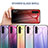 Custodia Silicone Specchio Laterale Sfumato Arcobaleno Cover LS1 per Samsung Galaxy A04s