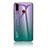 Custodia Silicone Specchio Laterale Sfumato Arcobaleno Cover LS1 per Samsung Galaxy A20s