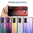 Custodia Silicone Specchio Laterale Sfumato Arcobaleno Cover LS1 per Samsung Galaxy A23 4G