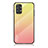 Custodia Silicone Specchio Laterale Sfumato Arcobaleno Cover LS1 per Samsung Galaxy A23 4G Giallo