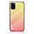 Custodia Silicone Specchio Laterale Sfumato Arcobaleno Cover LS1 per Samsung Galaxy A31 Giallo