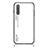 Custodia Silicone Specchio Laterale Sfumato Arcobaleno Cover LS1 per Samsung Galaxy A41 SC-41A Bianco