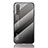Custodia Silicone Specchio Laterale Sfumato Arcobaleno Cover LS1 per Samsung Galaxy A41 SC-41A Grigio Scuro