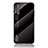 Custodia Silicone Specchio Laterale Sfumato Arcobaleno Cover LS1 per Samsung Galaxy A41 SC-41A Nero