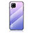 Custodia Silicone Specchio Laterale Sfumato Arcobaleno Cover LS1 per Samsung Galaxy A42 5G Lavanda