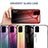 Custodia Silicone Specchio Laterale Sfumato Arcobaleno Cover LS1 per Samsung Galaxy A51 4G