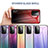 Custodia Silicone Specchio Laterale Sfumato Arcobaleno Cover LS1 per Samsung Galaxy A72 5G