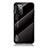 Custodia Silicone Specchio Laterale Sfumato Arcobaleno Cover LS1 per Samsung Galaxy A72 5G Nero