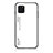 Custodia Silicone Specchio Laterale Sfumato Arcobaleno Cover LS1 per Samsung Galaxy A81 Bianco