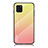 Custodia Silicone Specchio Laterale Sfumato Arcobaleno Cover LS1 per Samsung Galaxy A81 Giallo