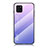 Custodia Silicone Specchio Laterale Sfumato Arcobaleno Cover LS1 per Samsung Galaxy A81 Lavanda