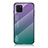 Custodia Silicone Specchio Laterale Sfumato Arcobaleno Cover LS1 per Samsung Galaxy A81 Multicolore