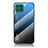 Custodia Silicone Specchio Laterale Sfumato Arcobaleno Cover LS1 per Samsung Galaxy F62 5G