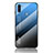 Custodia Silicone Specchio Laterale Sfumato Arcobaleno Cover LS1 per Samsung Galaxy M11