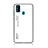 Custodia Silicone Specchio Laterale Sfumato Arcobaleno Cover LS1 per Samsung Galaxy M30s Bianco