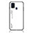 Custodia Silicone Specchio Laterale Sfumato Arcobaleno Cover LS1 per Samsung Galaxy M31 Bianco