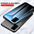 Custodia Silicone Specchio Laterale Sfumato Arcobaleno Cover LS1 per Samsung Galaxy M40S