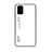 Custodia Silicone Specchio Laterale Sfumato Arcobaleno Cover LS1 per Samsung Galaxy M40S Bianco