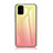 Custodia Silicone Specchio Laterale Sfumato Arcobaleno Cover LS1 per Samsung Galaxy M40S Giallo