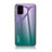 Custodia Silicone Specchio Laterale Sfumato Arcobaleno Cover LS1 per Samsung Galaxy M40S Multicolore