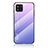 Custodia Silicone Specchio Laterale Sfumato Arcobaleno Cover LS1 per Samsung Galaxy M42 5G Lavanda