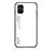 Custodia Silicone Specchio Laterale Sfumato Arcobaleno Cover LS1 per Samsung Galaxy M51 Bianco