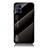 Custodia Silicone Specchio Laterale Sfumato Arcobaleno Cover LS1 per Samsung Galaxy M51 Nero