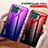 Custodia Silicone Specchio Laterale Sfumato Arcobaleno Cover LS1 per Samsung Galaxy M62 4G