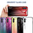 Custodia Silicone Specchio Laterale Sfumato Arcobaleno Cover LS1 per Samsung Galaxy Note 10 5G