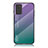 Custodia Silicone Specchio Laterale Sfumato Arcobaleno Cover LS1 per Samsung Galaxy Note 20 5G