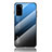 Custodia Silicone Specchio Laterale Sfumato Arcobaleno Cover LS1 per Samsung Galaxy S20 5G