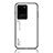 Custodia Silicone Specchio Laterale Sfumato Arcobaleno Cover LS1 per Samsung Galaxy S20 Ultra 5G Bianco