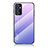 Custodia Silicone Specchio Laterale Sfumato Arcobaleno Cover LS1 per Samsung Galaxy S23 FE 5G Lavanda