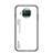 Custodia Silicone Specchio Laterale Sfumato Arcobaleno Cover LS1 per Xiaomi Mi 10T Lite 5G Bianco