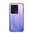 Custodia Silicone Specchio Laterale Sfumato Arcobaleno Cover LS1 per Xiaomi Mi 13 Pro 5G Lavanda