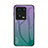Custodia Silicone Specchio Laterale Sfumato Arcobaleno Cover LS1 per Xiaomi Mi 13 Pro 5G Multicolore