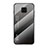 Custodia Silicone Specchio Laterale Sfumato Arcobaleno Cover LS1 per Xiaomi Poco M2 Pro Grigio Scuro