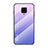 Custodia Silicone Specchio Laterale Sfumato Arcobaleno Cover LS1 per Xiaomi Poco M2 Pro Lavanda