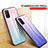 Custodia Silicone Specchio Laterale Sfumato Arcobaleno Cover LS1 per Xiaomi Poco M3