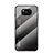 Custodia Silicone Specchio Laterale Sfumato Arcobaleno Cover LS1 per Xiaomi Poco X3 NFC Grigio Scuro