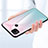 Custodia Silicone Specchio Laterale Sfumato Arcobaleno Cover LS1 per Xiaomi Redmi 9C