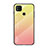 Custodia Silicone Specchio Laterale Sfumato Arcobaleno Cover LS1 per Xiaomi Redmi 9C NFC