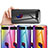Custodia Silicone Specchio Laterale Sfumato Arcobaleno Cover LS2 per Asus ROG Phone 5s