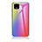 Custodia Silicone Specchio Laterale Sfumato Arcobaleno Cover LS2 per Google Pixel 4 Rosa