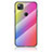 Custodia Silicone Specchio Laterale Sfumato Arcobaleno Cover LS2 per Google Pixel 4a Rosa