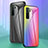 Custodia Silicone Specchio Laterale Sfumato Arcobaleno Cover LS2 per Huawei Nova 7 SE 5G