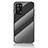 Custodia Silicone Specchio Laterale Sfumato Arcobaleno Cover LS2 per OnePlus Nord N200 5G Nero