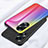 Custodia Silicone Specchio Laterale Sfumato Arcobaleno Cover LS2 per Oppo A58 4G